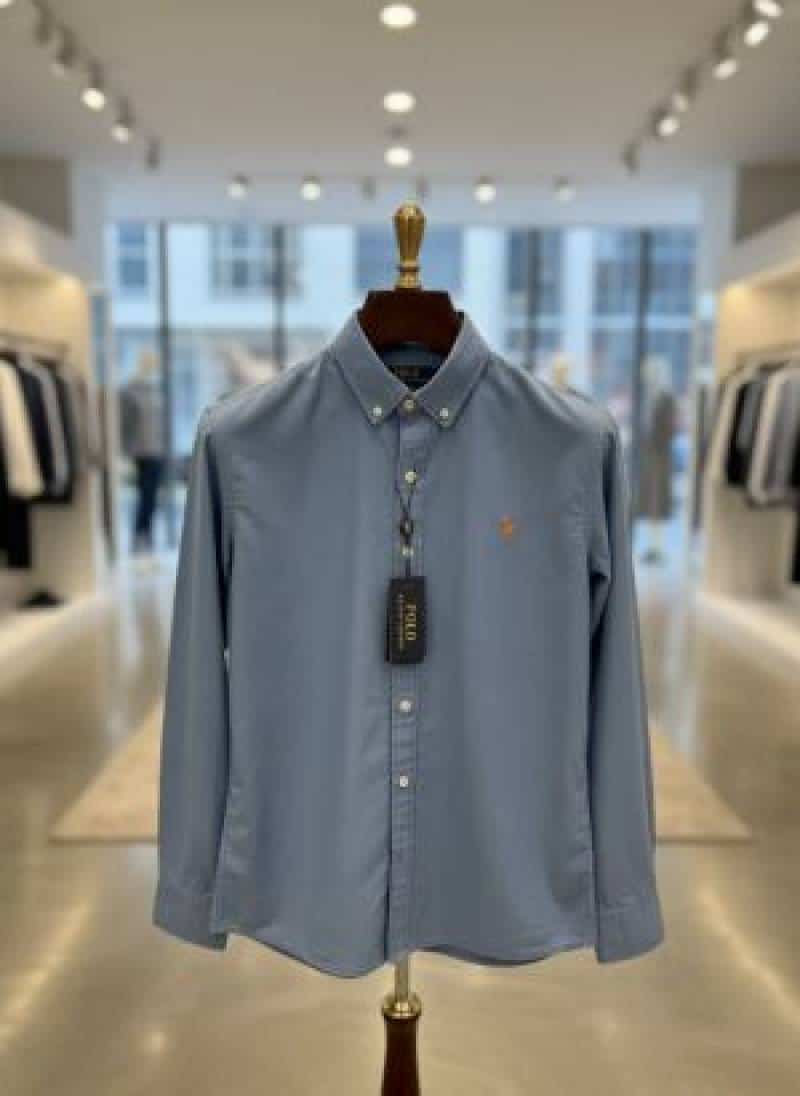 RALPH LAUUREN IMPORTED TRENDING BLUE SHIRT