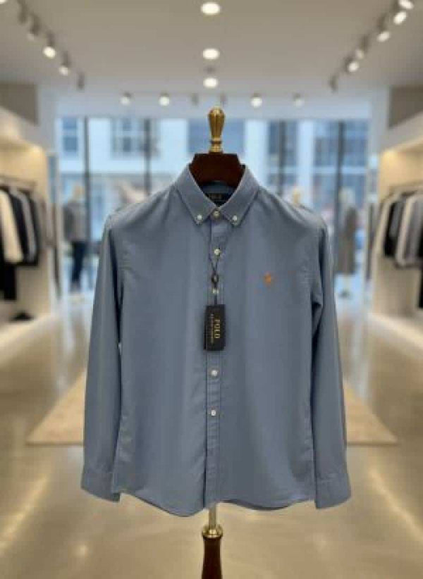 RALPH LAUUREN IMPORTED TRENDING BLUE SHIRT