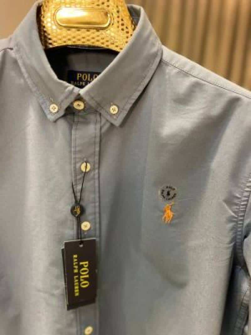 RALPH LAUUREN IMPORTED TRENDING BLUE SHIRT