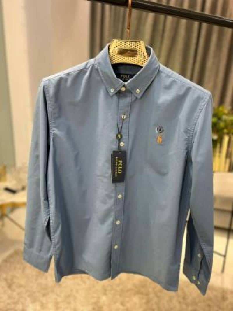 RALPH LAUUREN IMPORTED TRENDING BLUE SHIRT