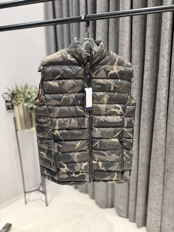 R-ALPH L-AUREN P-OLO THE COLDEN PACKABLE VEST IMPORTED STOCK LIGHT GREEN