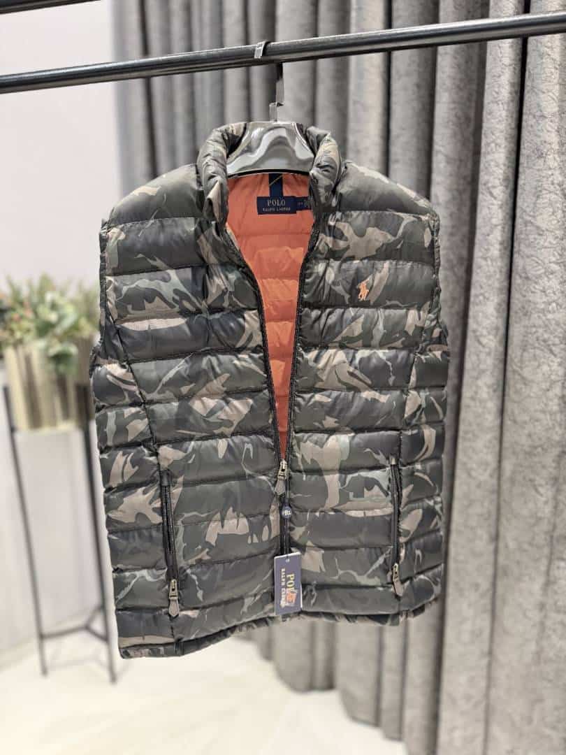 R-ALPH L-AUREN P-OLO THE COLDEN PACKABLE VEST IMPORTED STOCK LIGHT GREEN