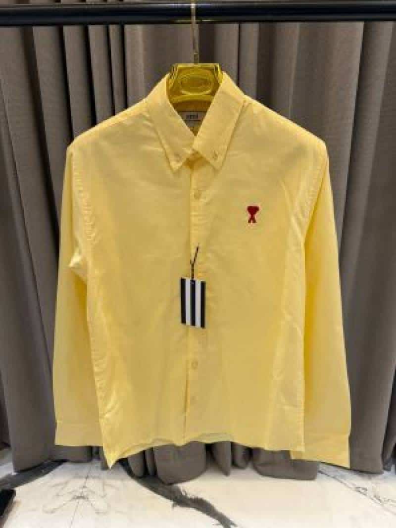 AMI PARIS PREMIUM SHIRT SEMI LINEN FABRIC FULL Secondary image