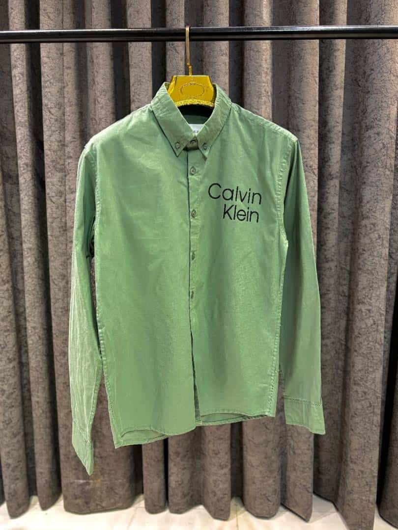 CALVI-N KLEIN IMPORTED HIGH DEMANDED SHIRT GREEN