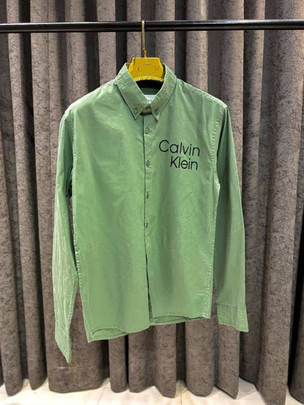CALVI-N KLEIN IMPORTED HIGH DEMANDED SHIRT GREEN
