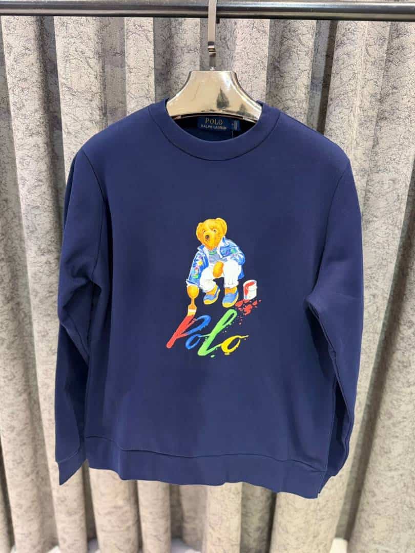 RALPH LAUUREN TRENDING MIDDLE BRAND SWEATSHIRT NAVY BLUE