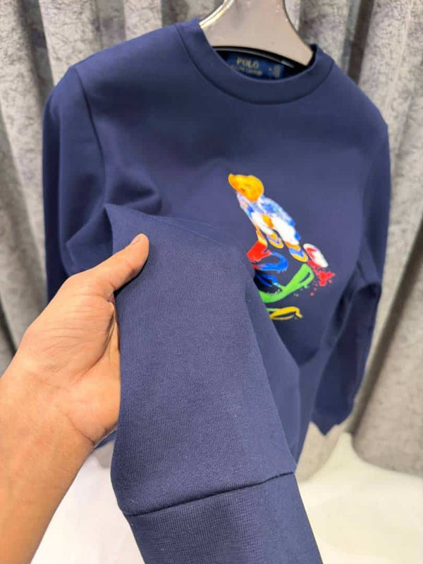 RALPH LAUUREN TRENDING MIDDLE BRAND SWEATSHIRT NAVY BLUE