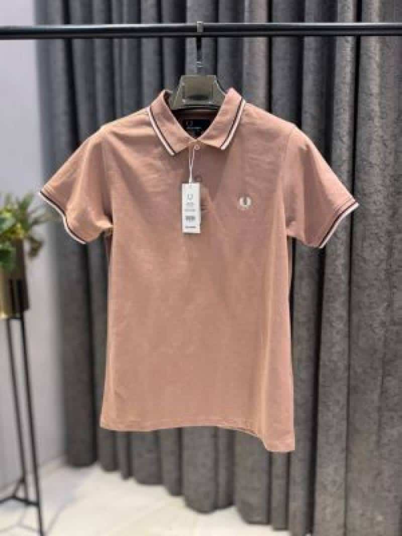 FRED PERRY CHEST LOGO POLO T-SHIRT
