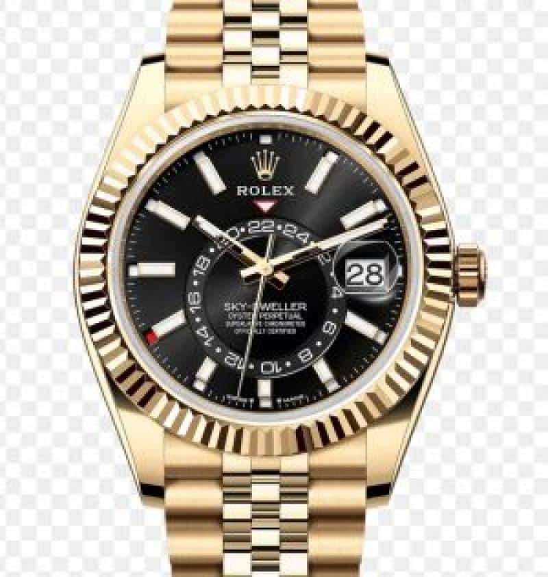 ROLE.X SKY DWELLER STORE ARTICLE Gull gold black dial Main image