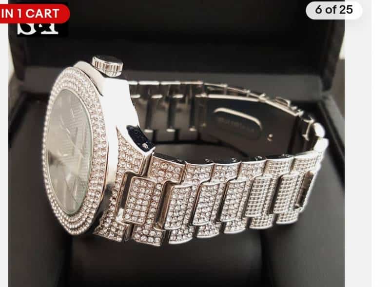 Sale sale PATHEKK PHILP FULL DIAMOND ALL CHRONO WORKING Silver Rose gold 011
