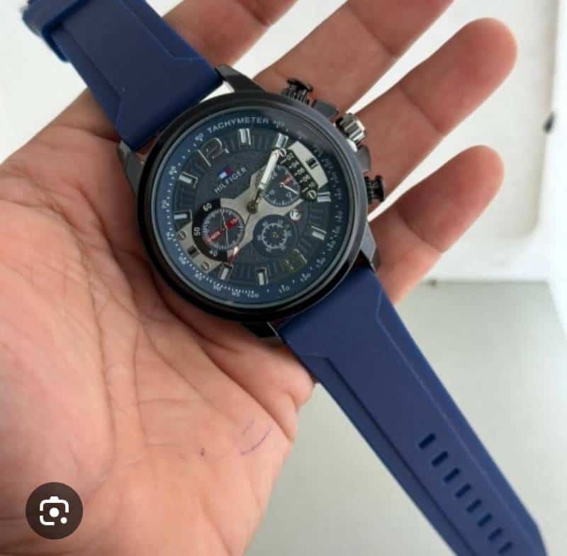 Sale sale TOMM.Y HILFIGER PREMIUM SWISS MENS WATCH 002 Grey leather belt limited edition 002 Main image