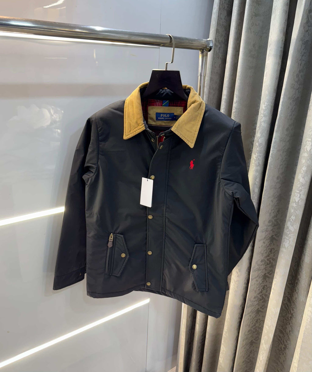 Ralph  Lauren Black Classic Bomber Jacket