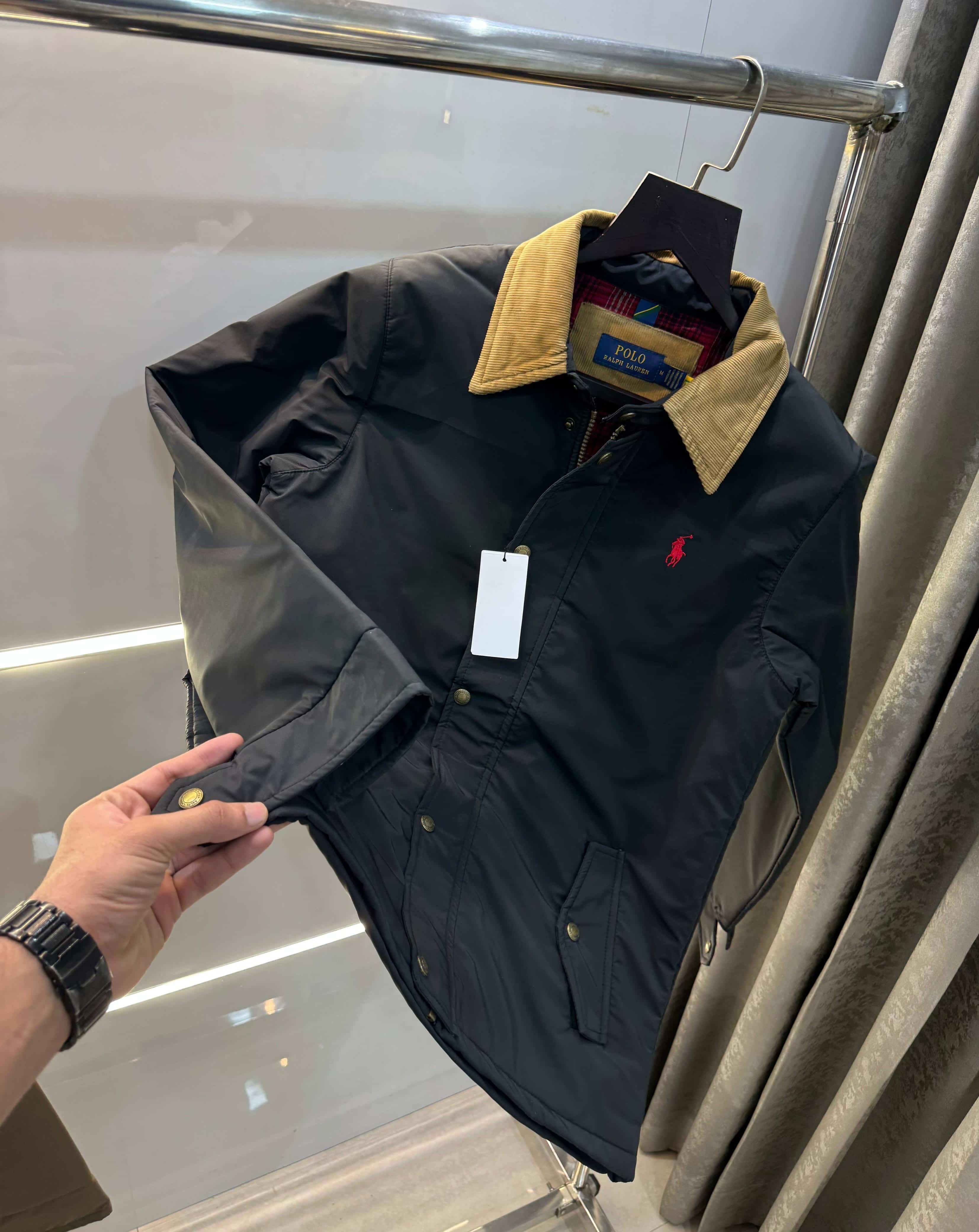 Ralph  Lauren Black Classic Bomber Jacket