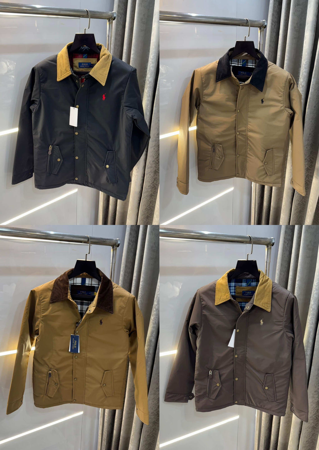 Ralph  Lauren Black Classic Bomber Jacket