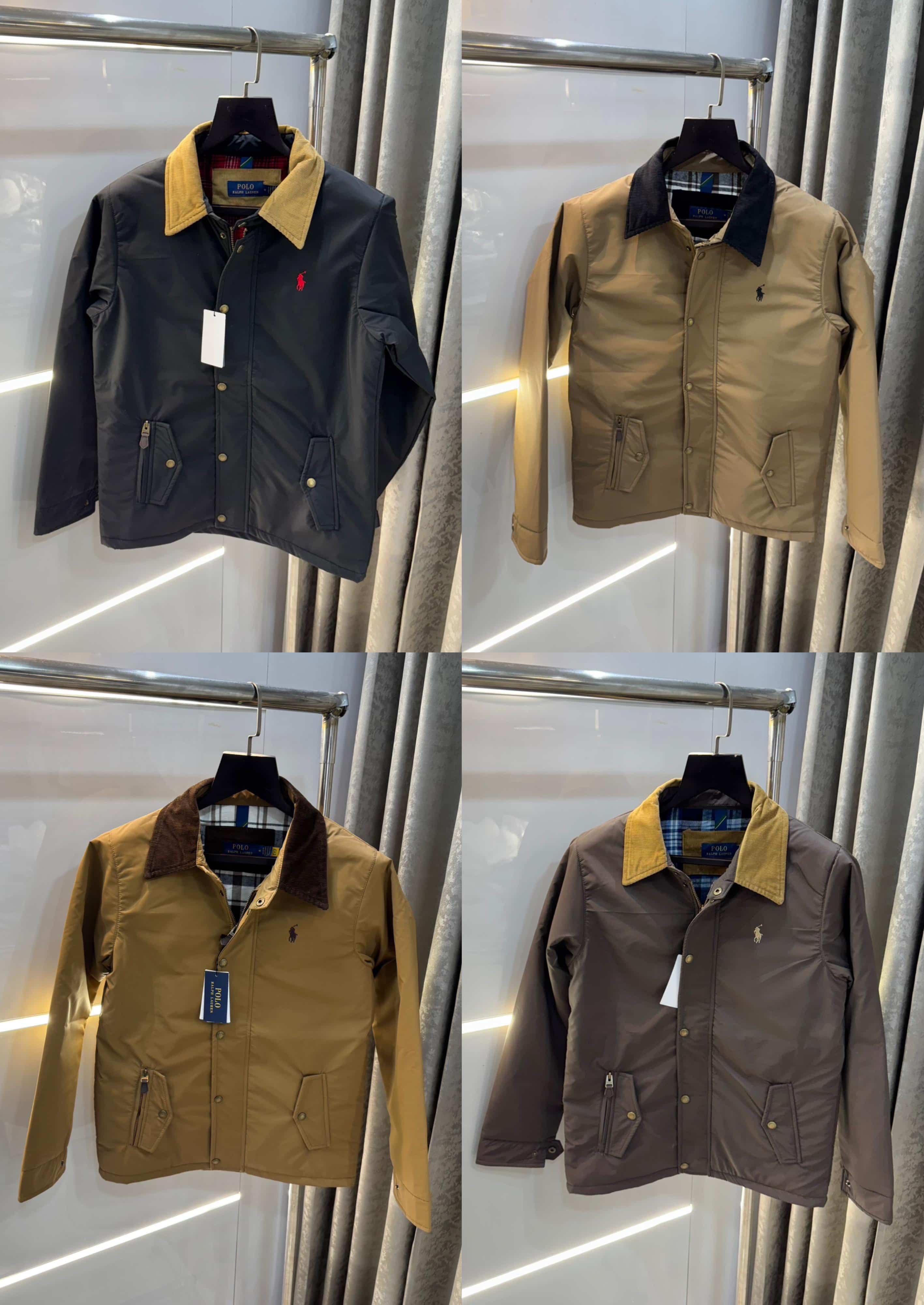 Ralph  Lauren Black Classic Bomber Jacket