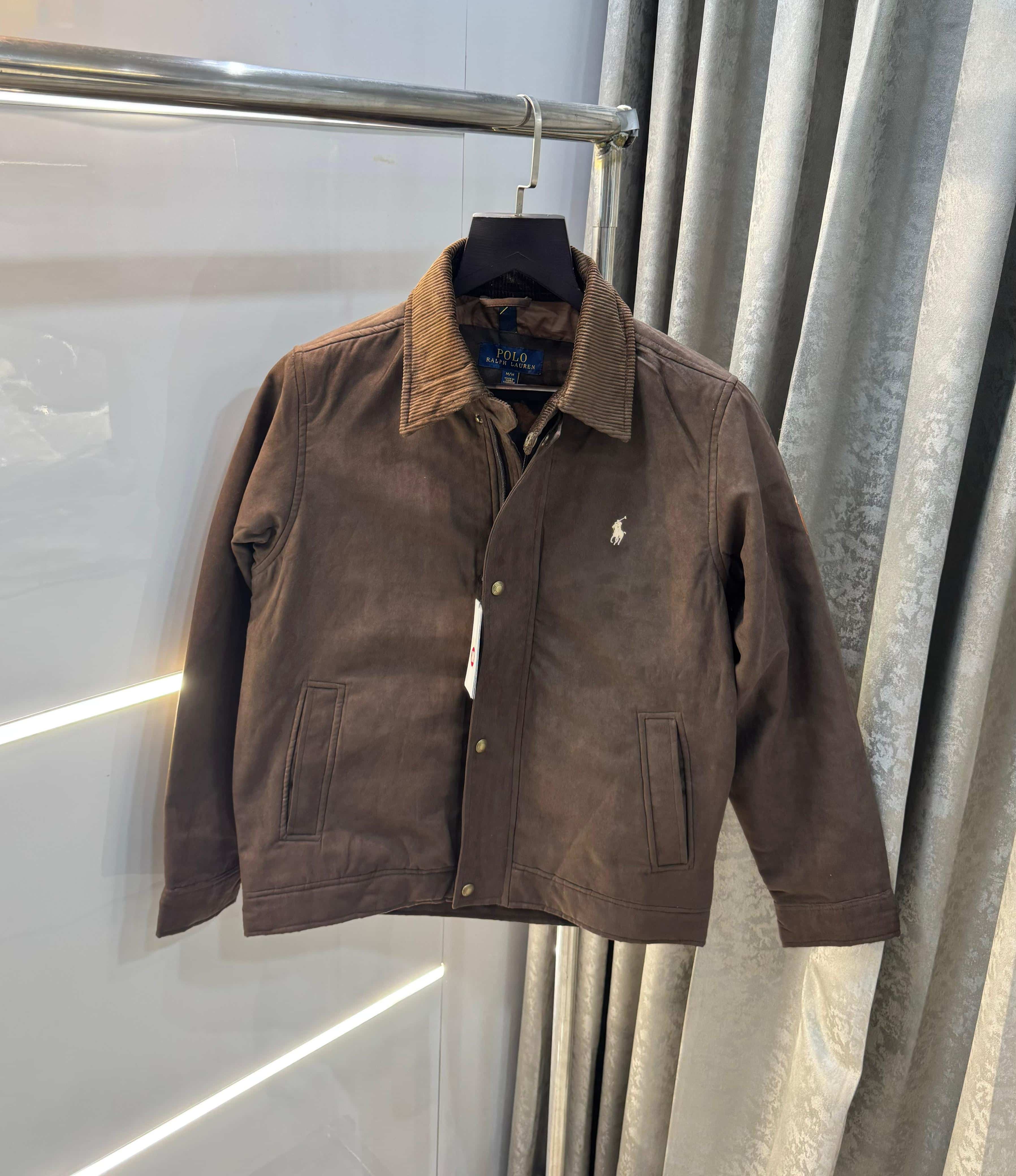 Ralph  Lauren Sweado Brown Classic Bomber Jacket Secondary image