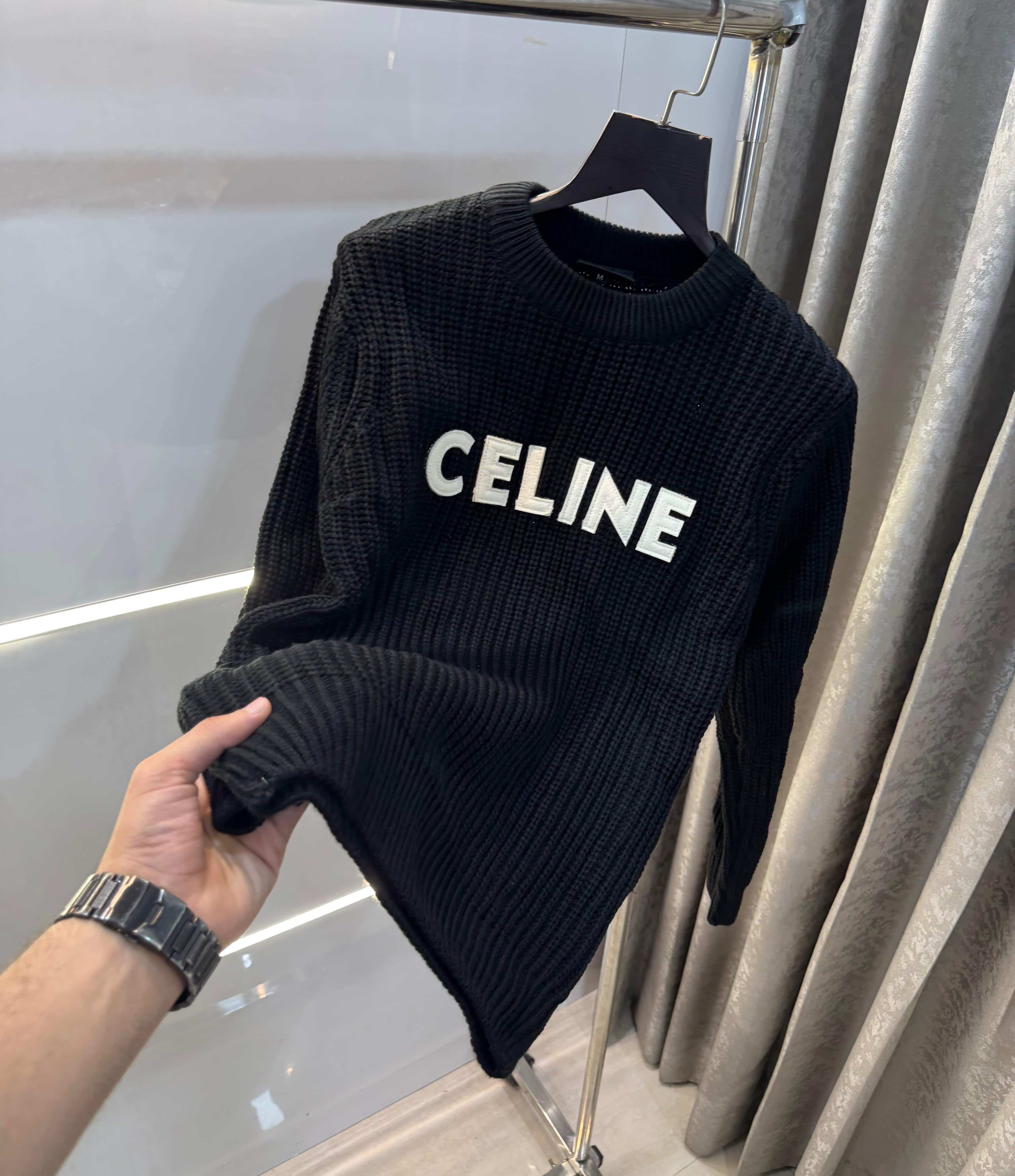 Celin e Black Knitted Premium Pull Over Main image