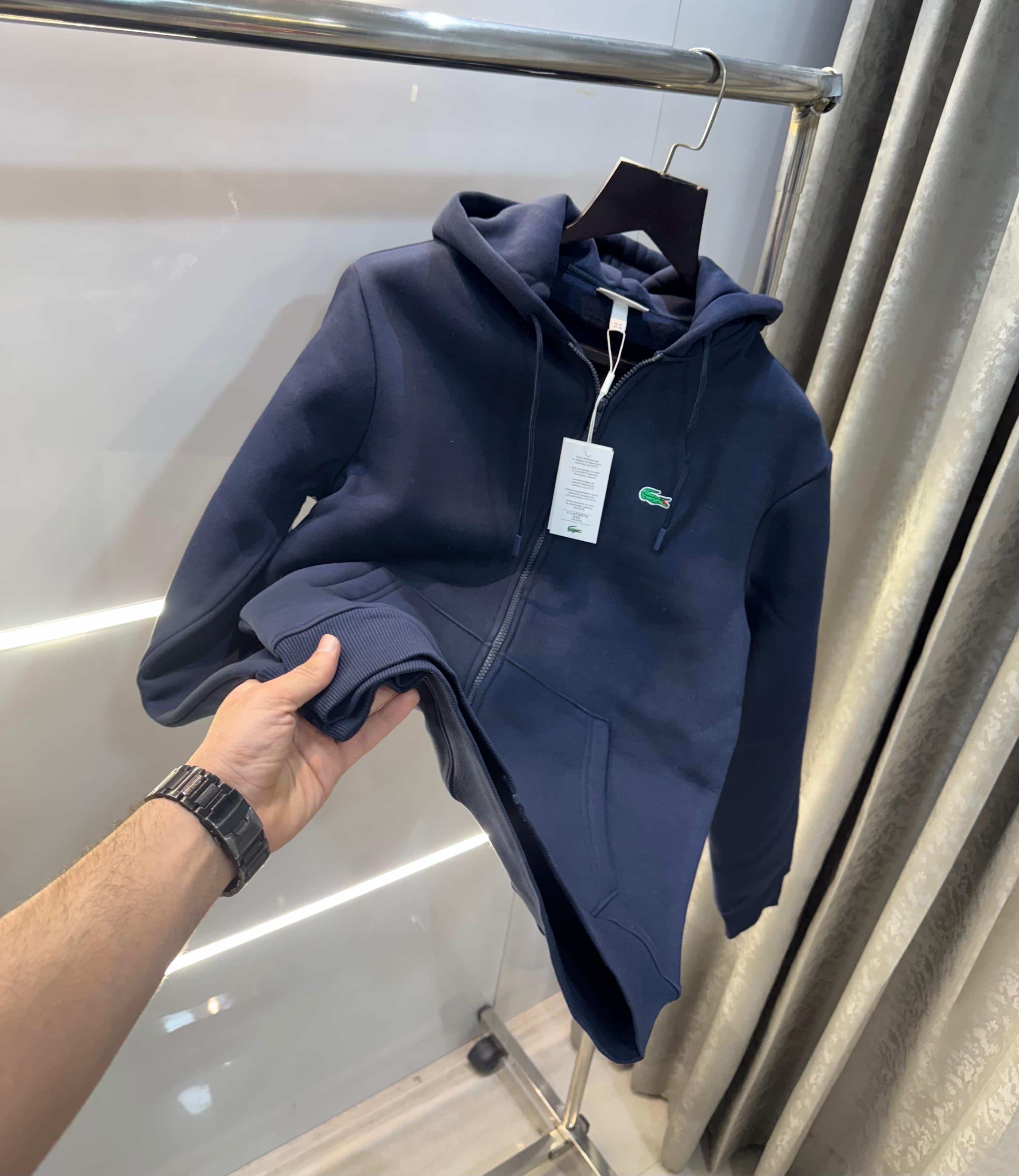 Lacost e Navy Blue Premium Zipper Jacket Main image