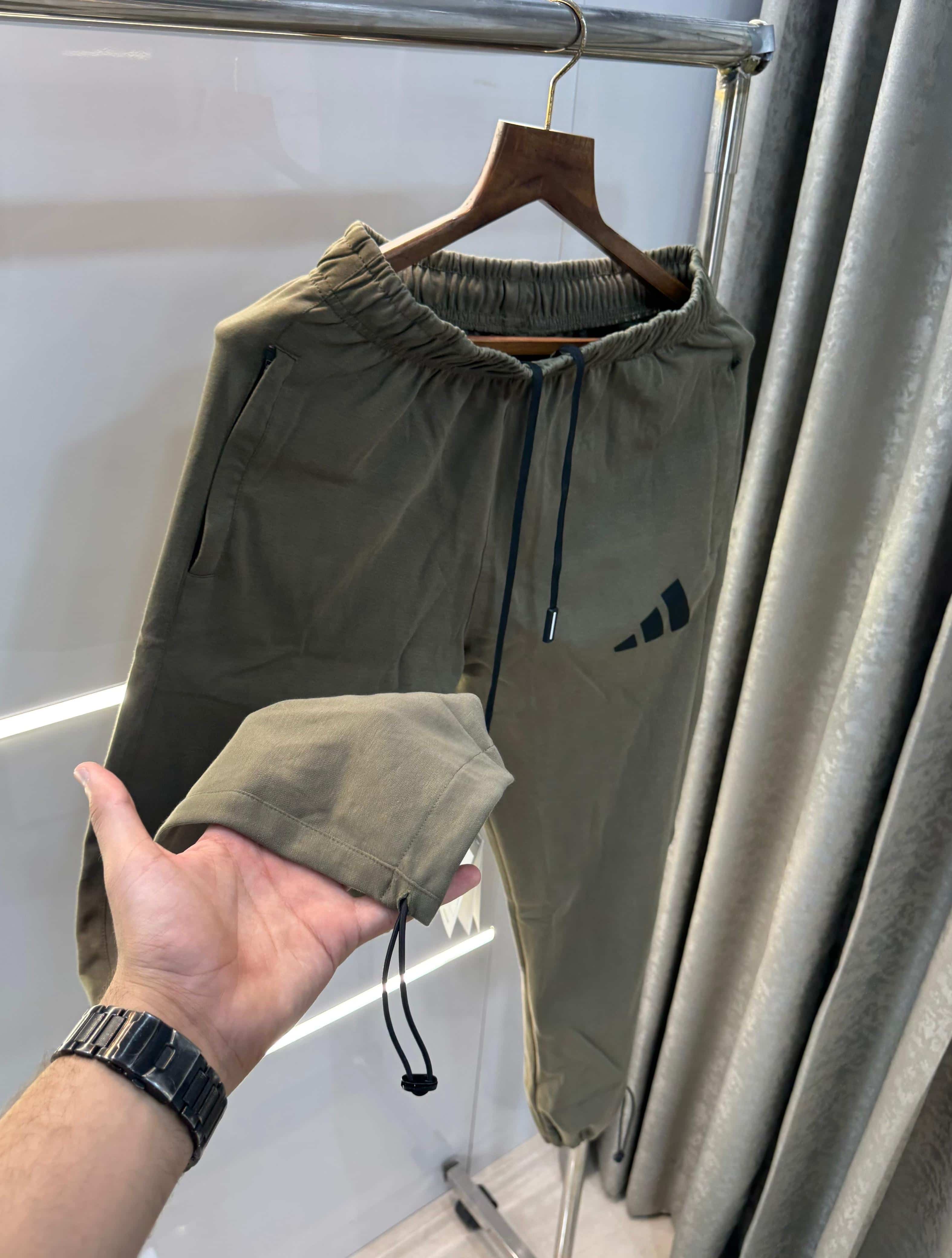 Adida s Olive Green Premium Classic Trackpant Secondary image
