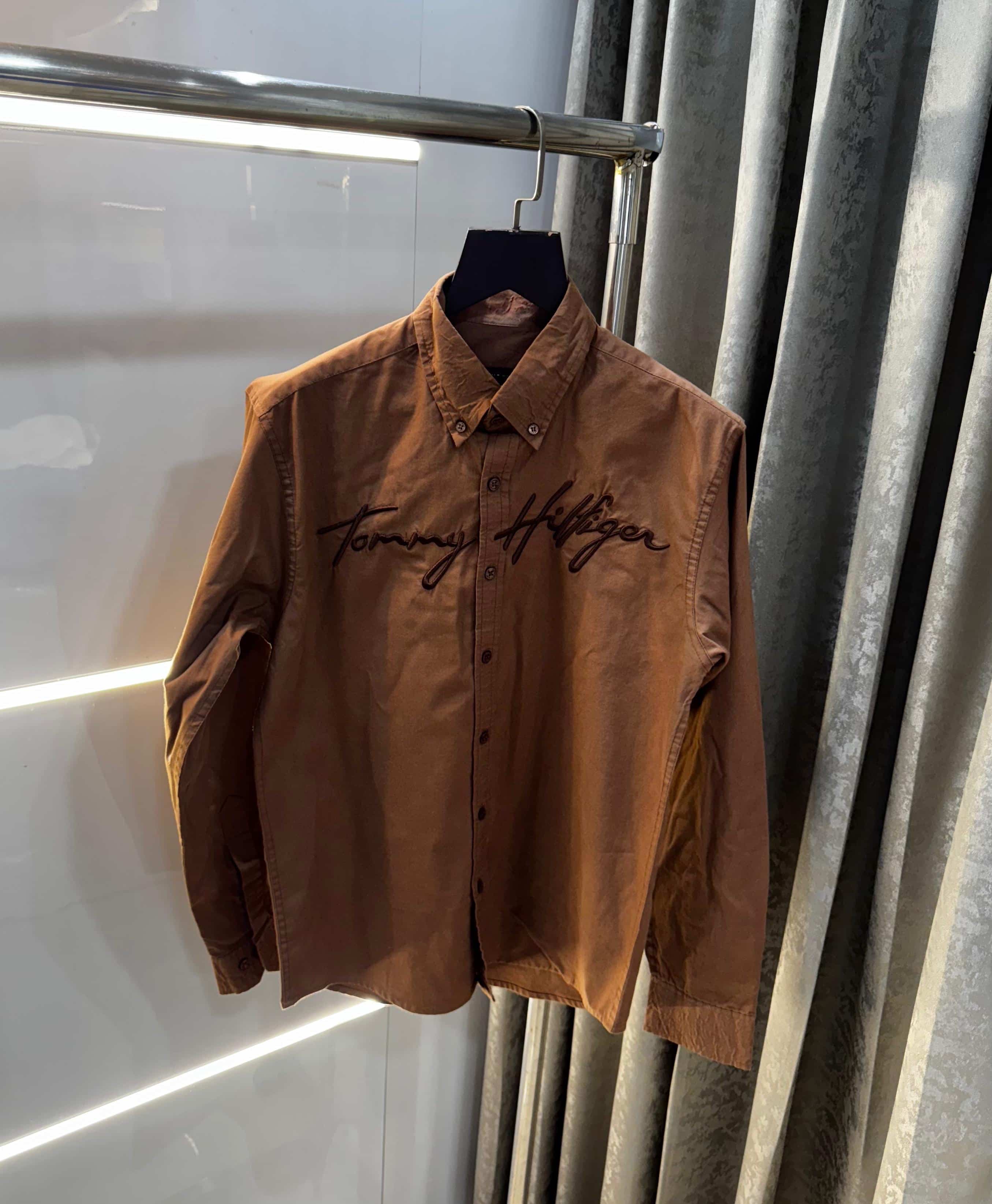 Tommy  Hilfiger Brown Premium Classic Shirt Secondary image