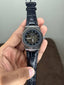 Patek Philippe Skeleton Silver Black Automatic Watch