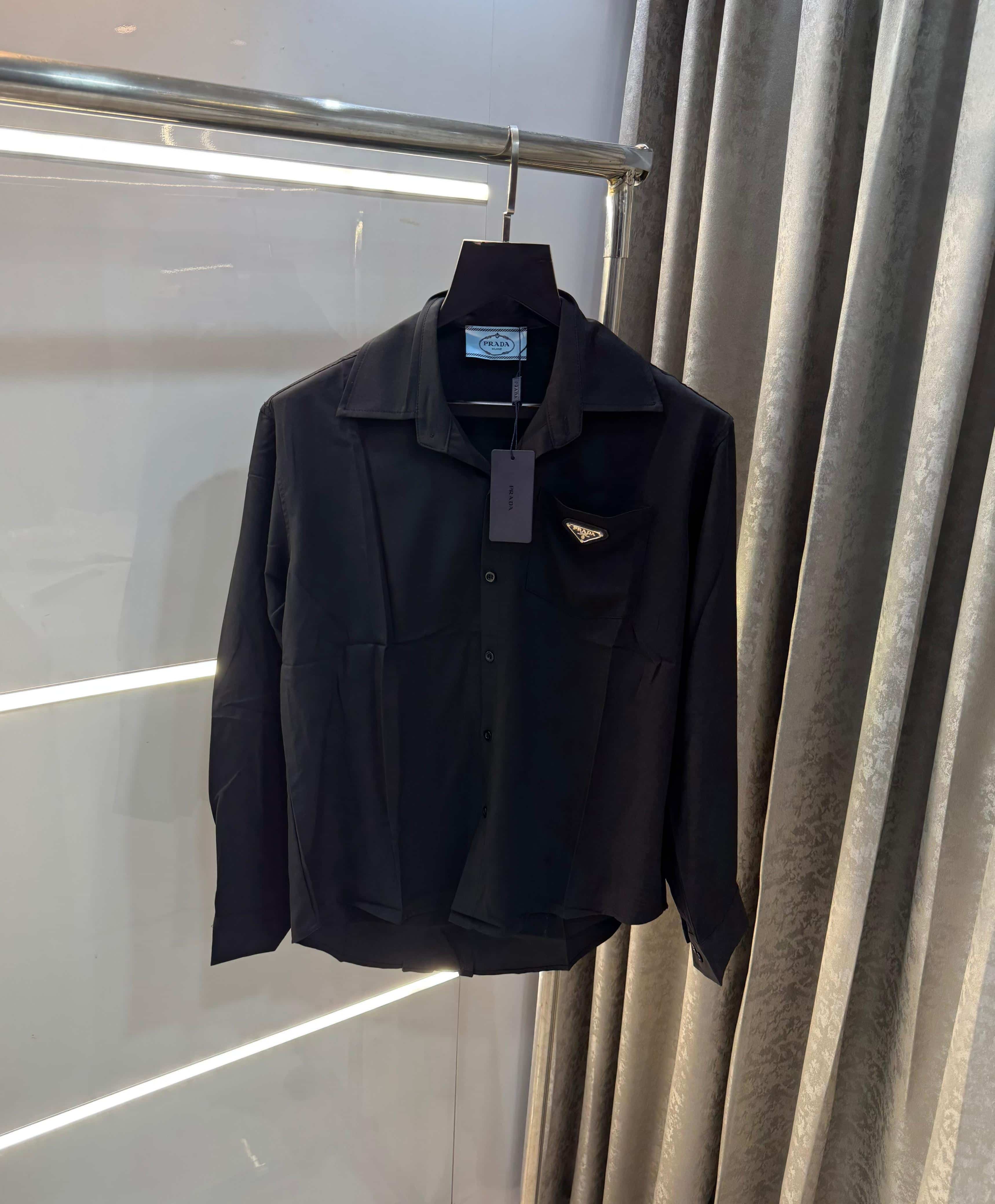 Prad a Milano Black Printed Imported full sleeve Shirt Secondary image