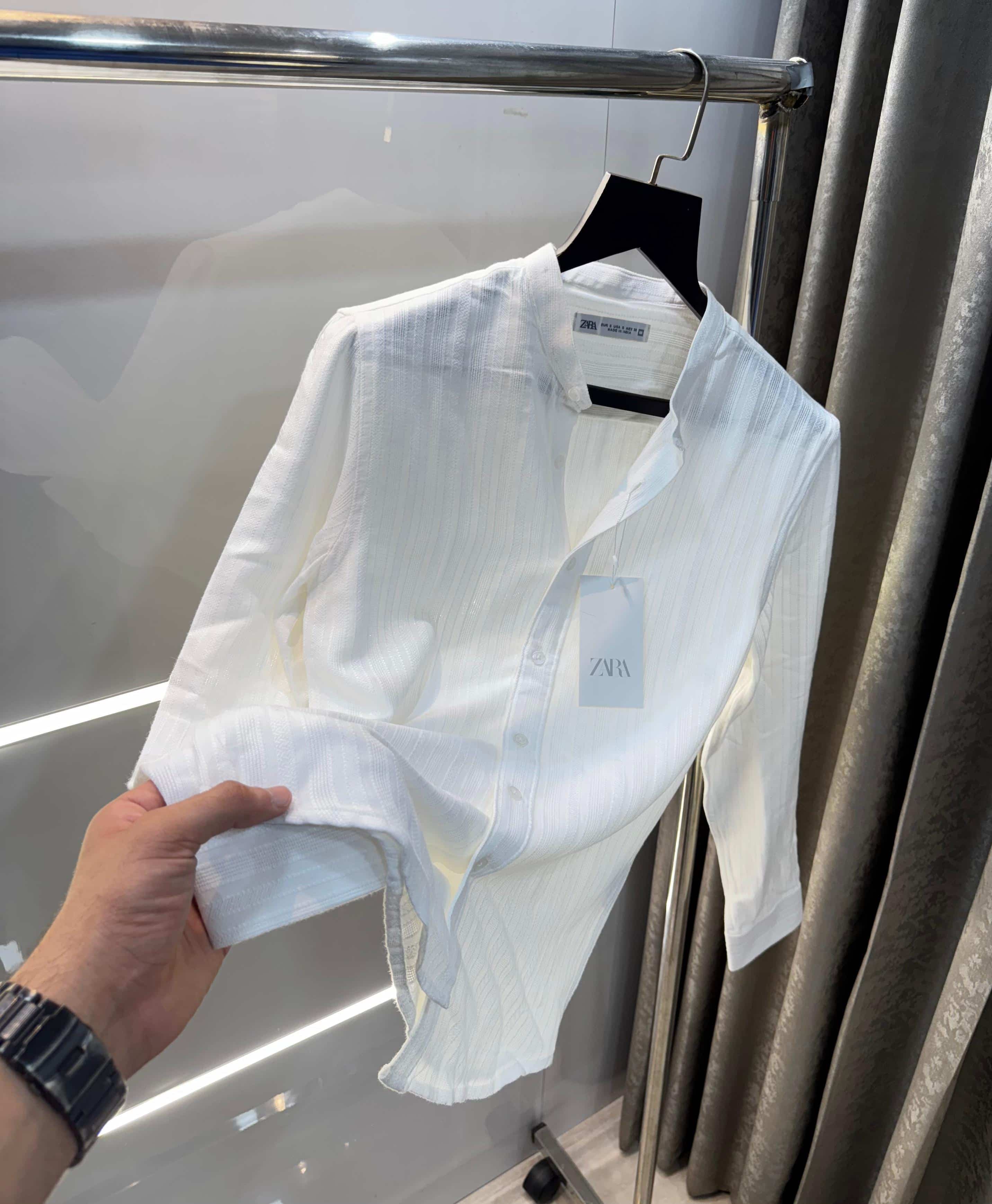 Zar a wahit  Chinese Collar Premium Knitted Shirt Main image