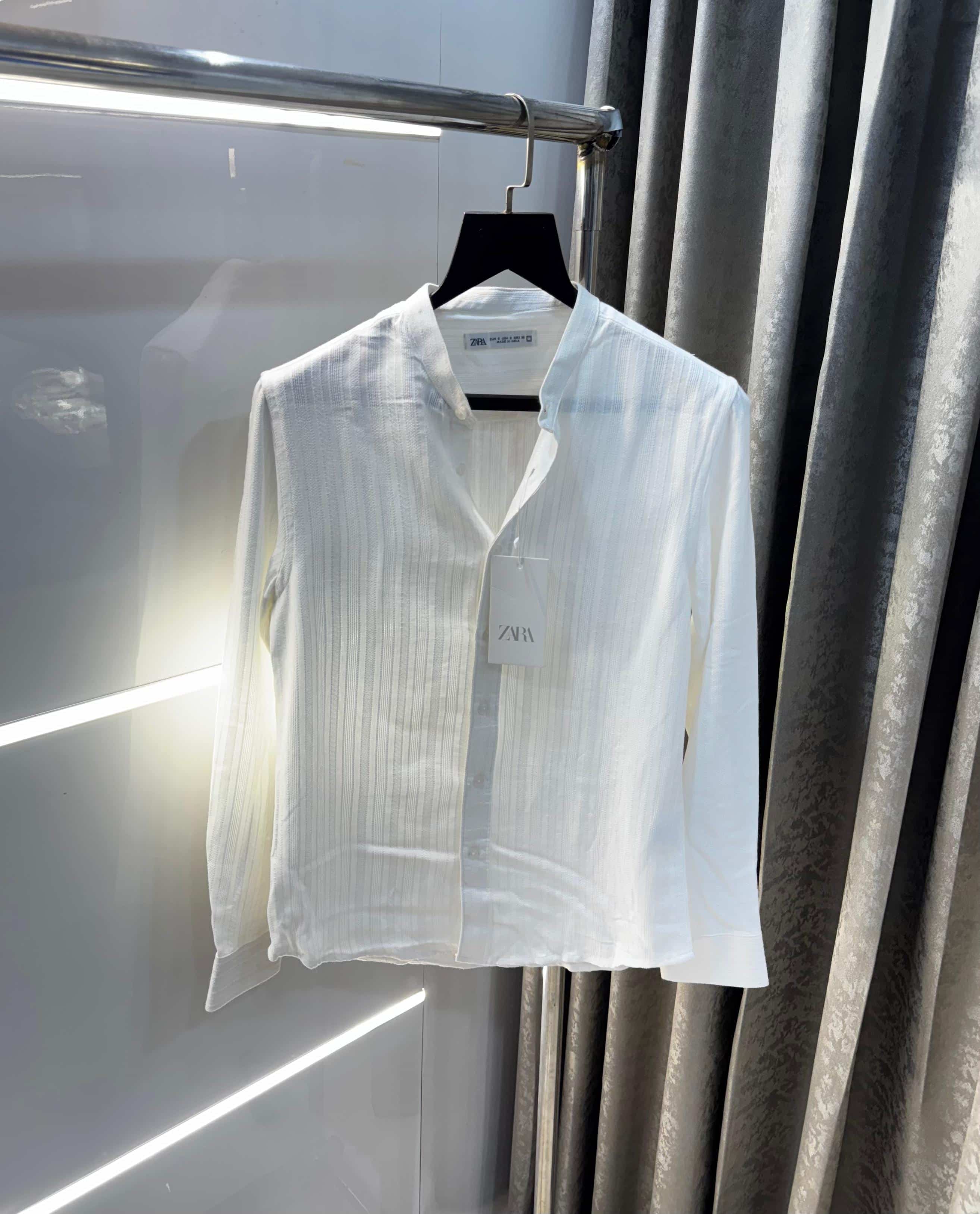 Zar a wahit  Chinese Collar Premium Knitted Shirt