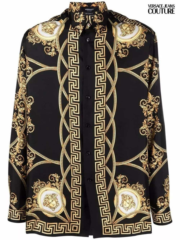 V3RSacE  Balck Printed Premium Shirt