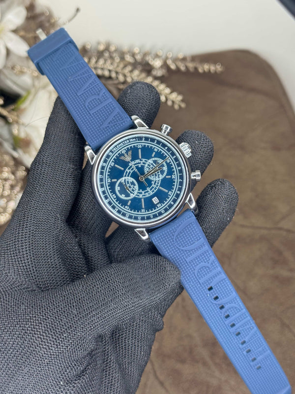Emporio  Arman i Blue Chronograph Watch