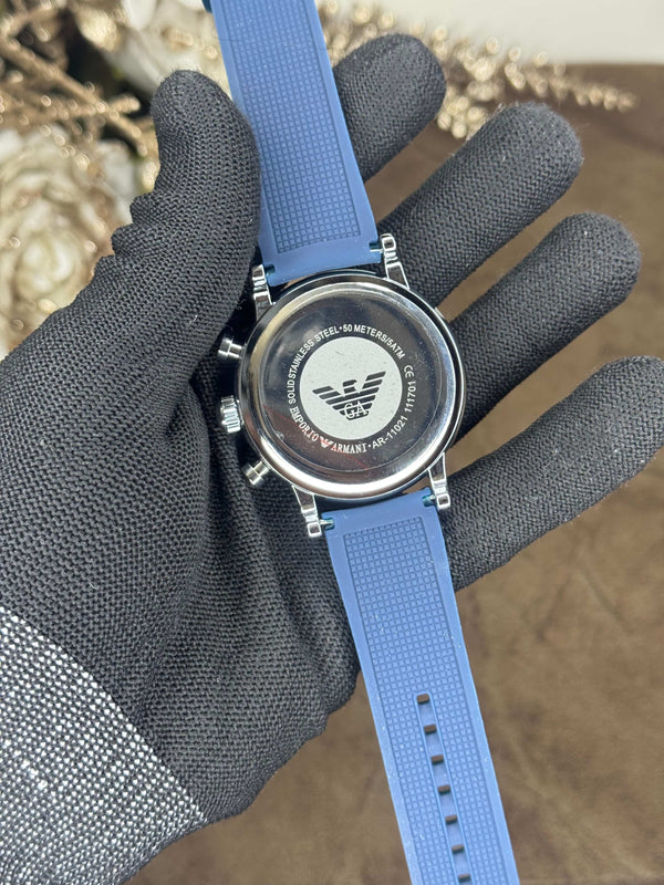 Emporio  Arman i Blue Chronograph Watch