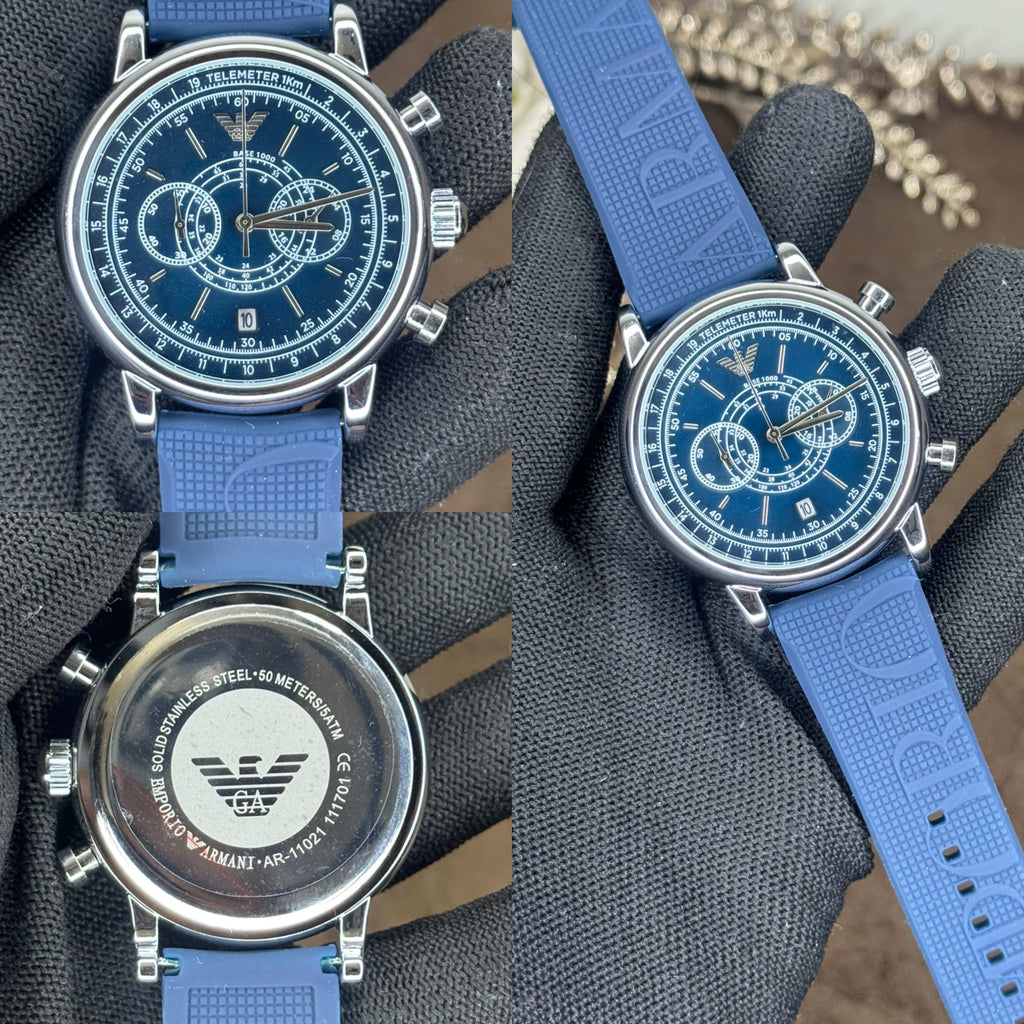 Emporio  Arman i Blue Chronograph Watch