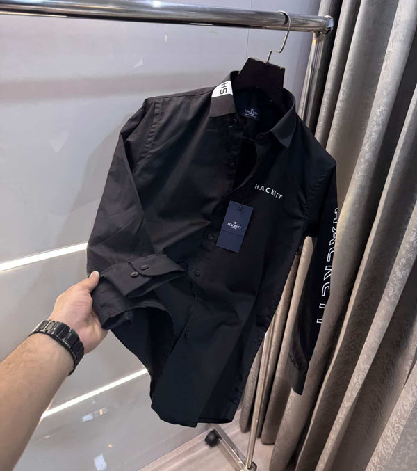 Hacket AStob  MarTin Black Premium Classic Shirt