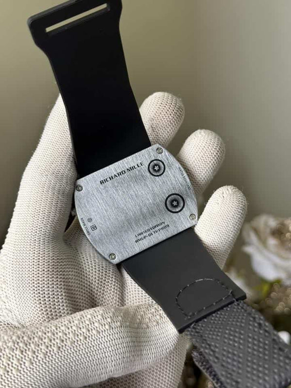 Richard Mille fER_Rari Silver Black Limited Edition Quartz Watch