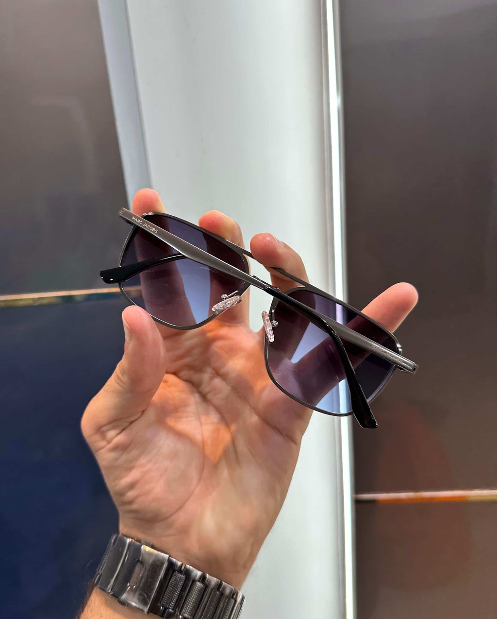 Marc Jacobs Gunmetal Black Premium Shades 3036