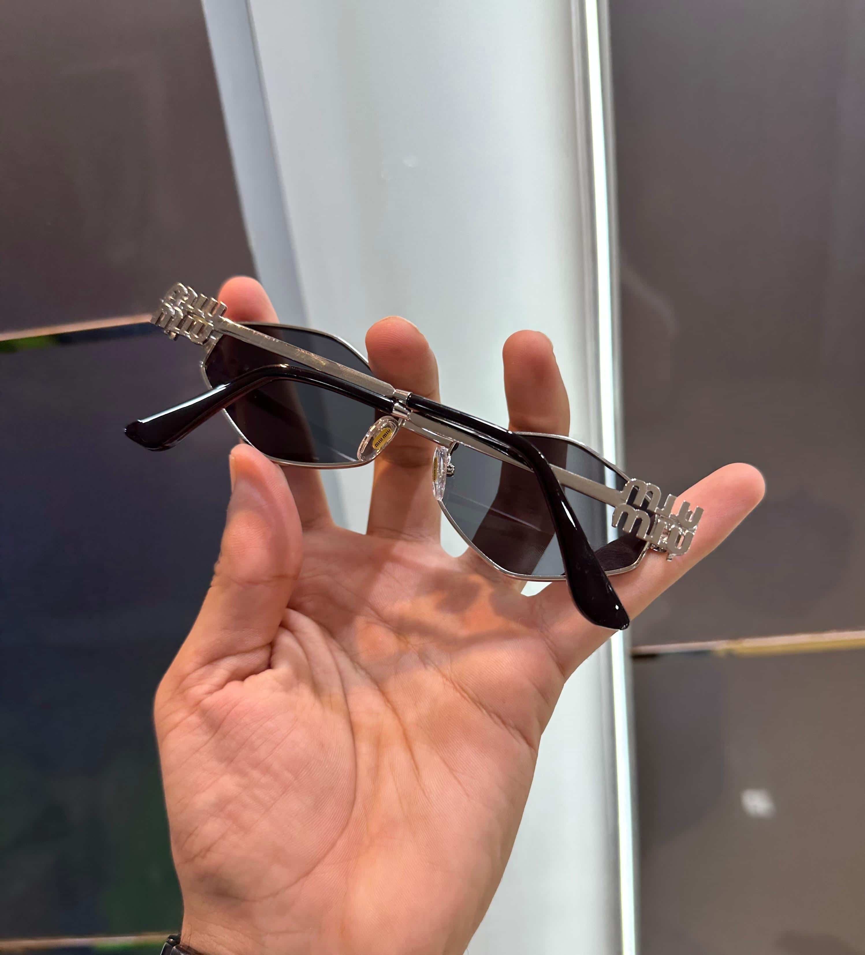 Miu Miu Designer Silver Black Premium Shade 478 Secondary image