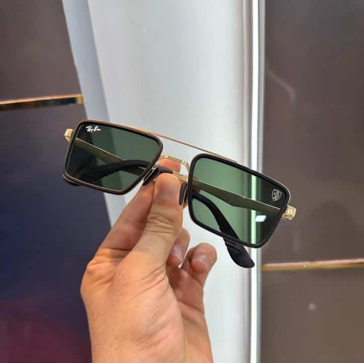 Ray  Ban Gold Green Premium Shade 2601