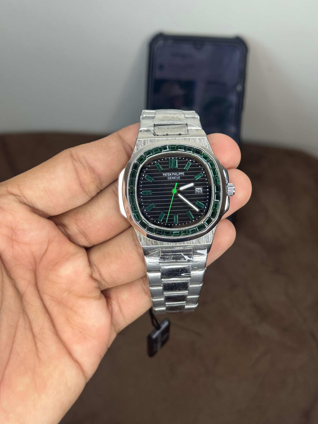 Patek  Philippe Nautilus Green Emerald Edition Quartz Watch