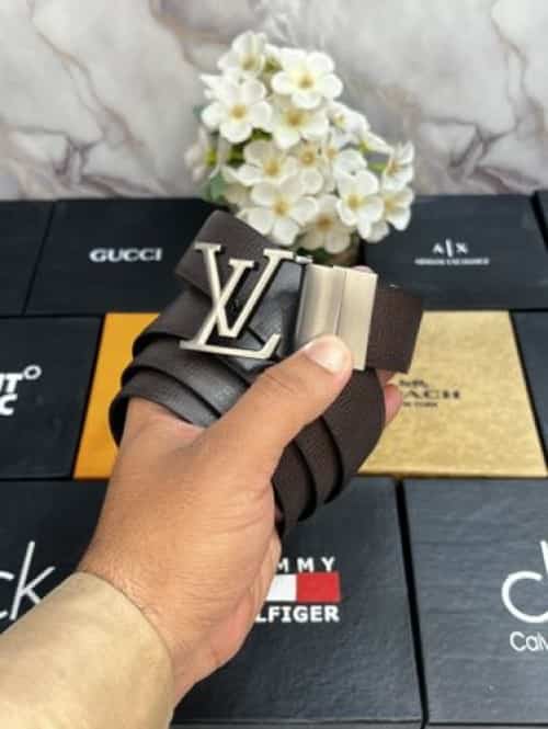 LV LOUIS VuI_+TON PREMIUM QUALITY IMPORTED REVERSIBLE BELT WITH OG BO·X! LV-209