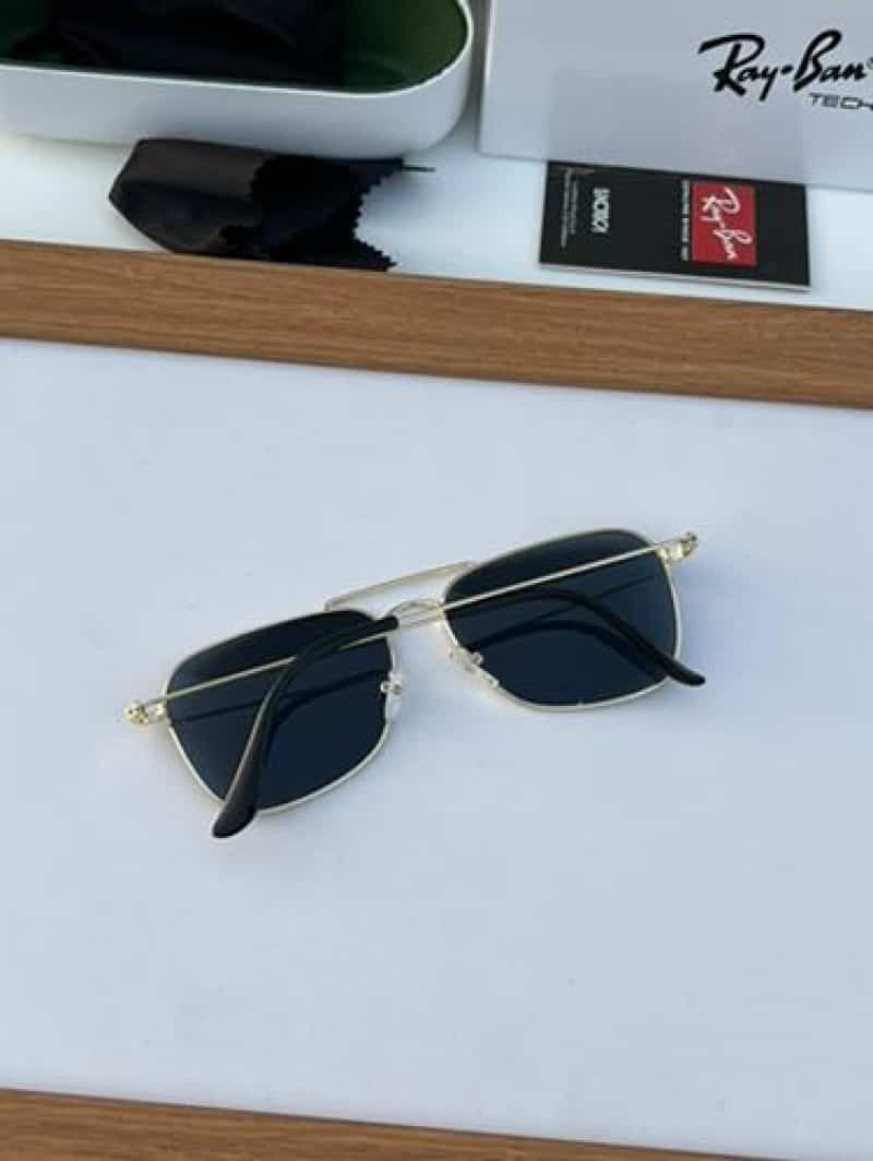 rayban reverse metal gold blue Secondary image