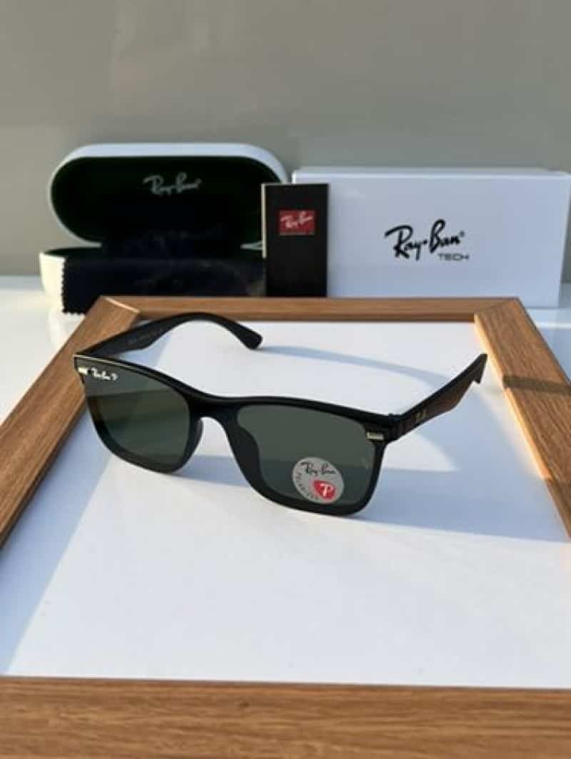 rayban 4487 matt black green