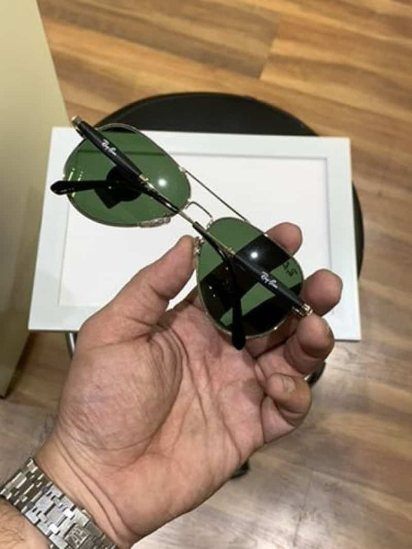 rayban 3517 silver green