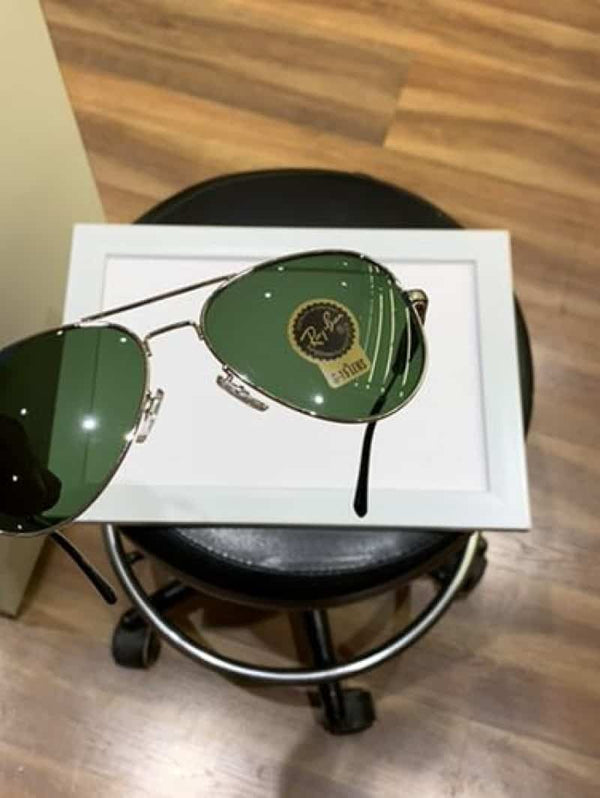 rayban 3517 silver green