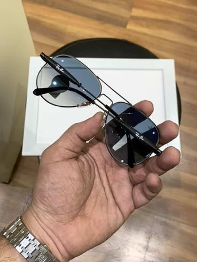 rayban 3517 black blue