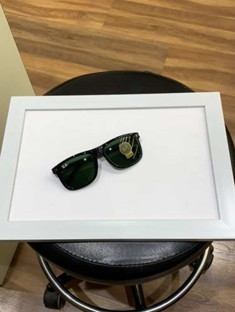 rayban 8016 black green