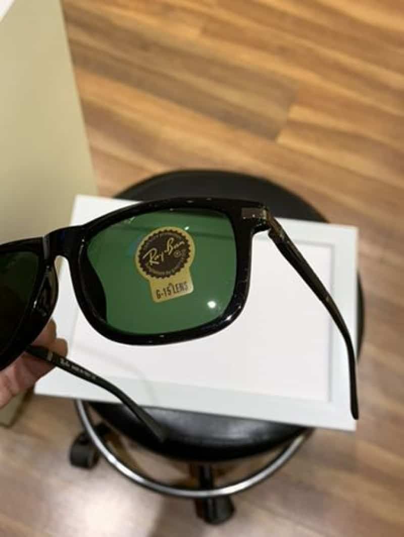 rayban 8016 black green