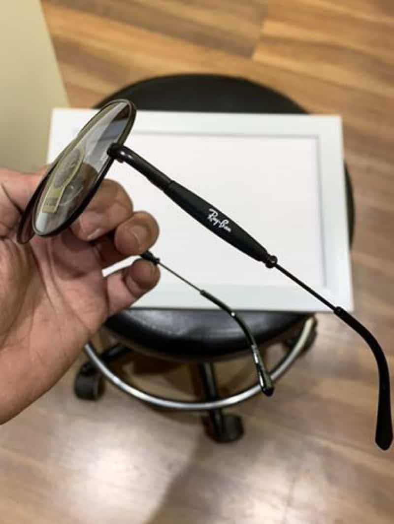 rayban 3517 black blue