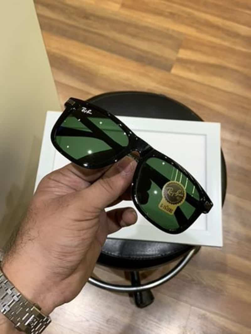 rayban 8016 black green