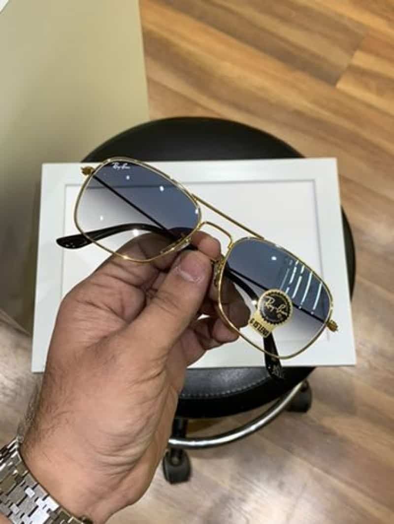 rayban 3136 gold blue Main image