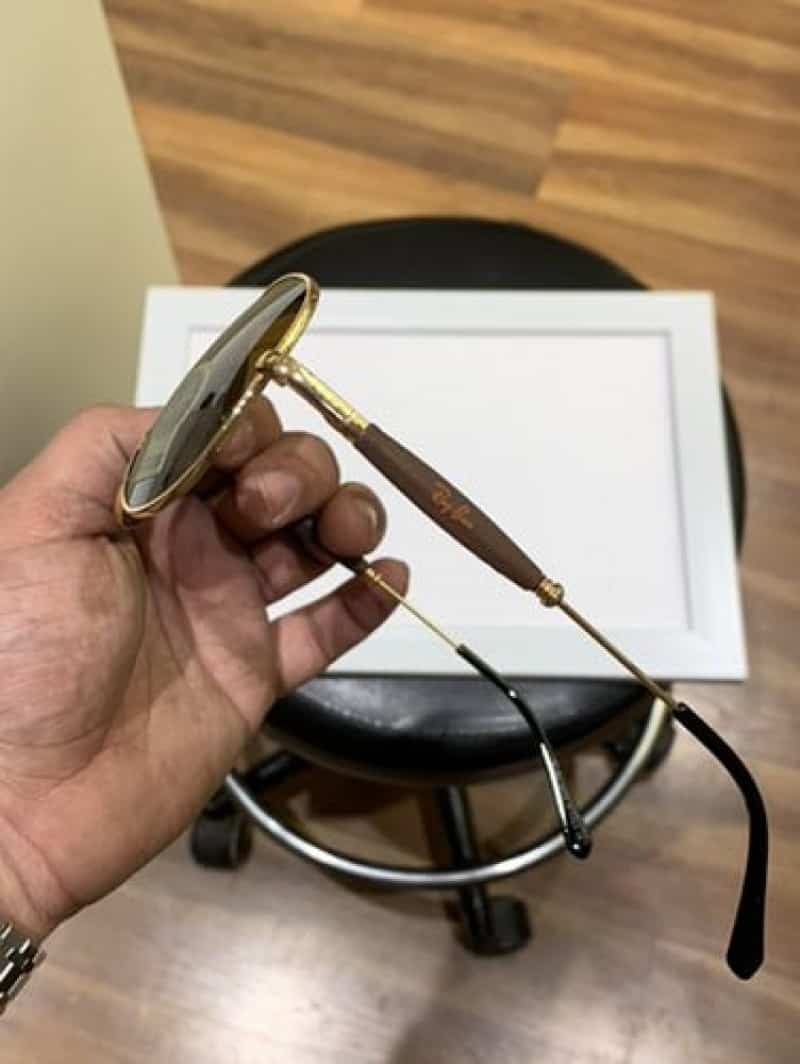 rayban 3517 gold brown Secondary image